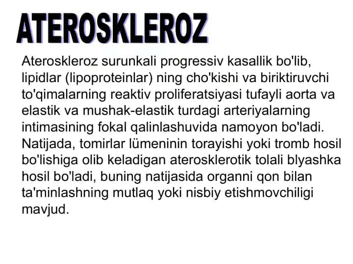 Ateroskleroz