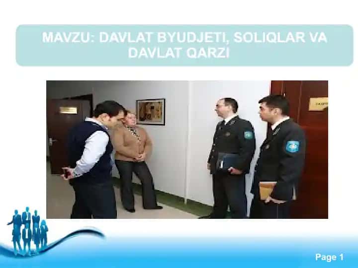 Soliqlar va byudjet tizimi