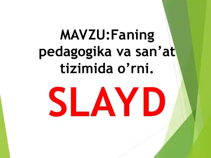 O'zbek xalq musiqa va qo’shiqchilik ijodiyoti