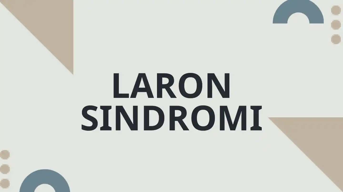 LARON SINDROMI