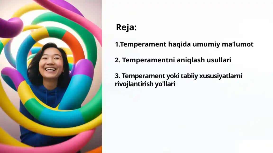 Temperament haqida umumiy ma'lumot