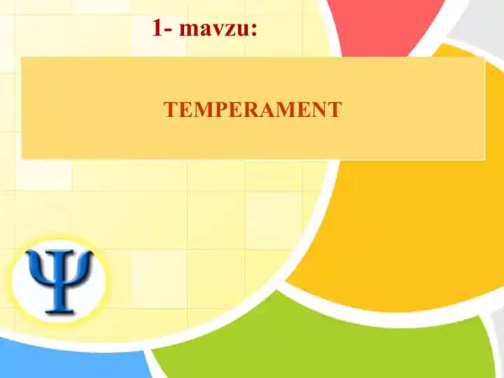 TEMPERAMENT