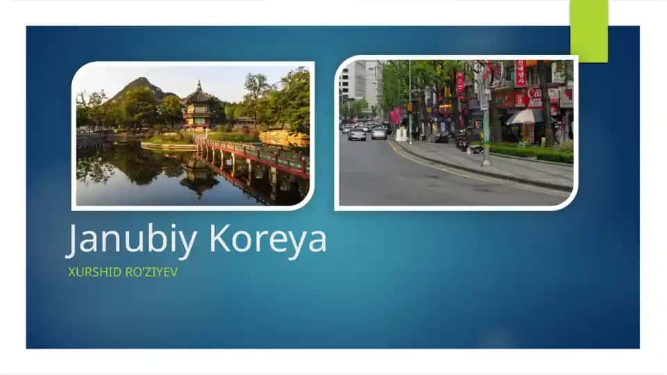 Janubiy Koreya Statistik ma’lumotlari