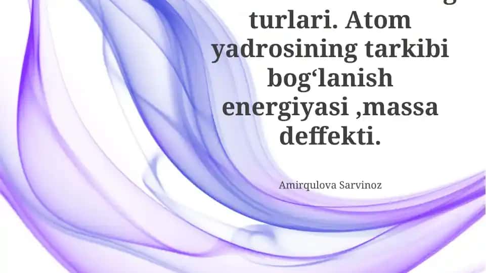 Lazerlar va ularning turlari