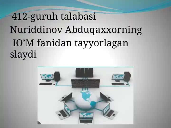 Fanlarni o'qitishning tashkiliy shakllari