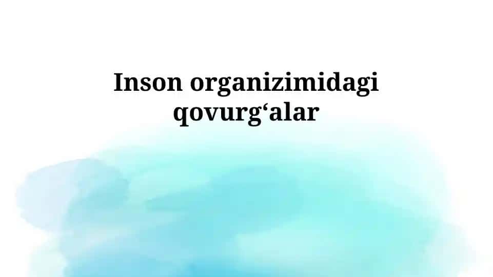 Qovurg'alarning tuzilishi