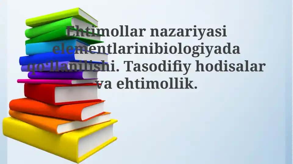 Tasodifiy Hodisalar va Ehtimollik Asoslari