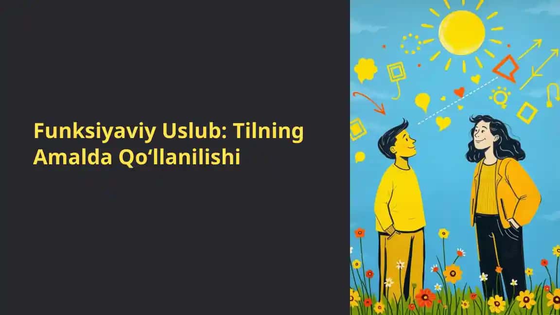 Funksiyaviy Uslub Tilning Amalda Qo‘llanilishi