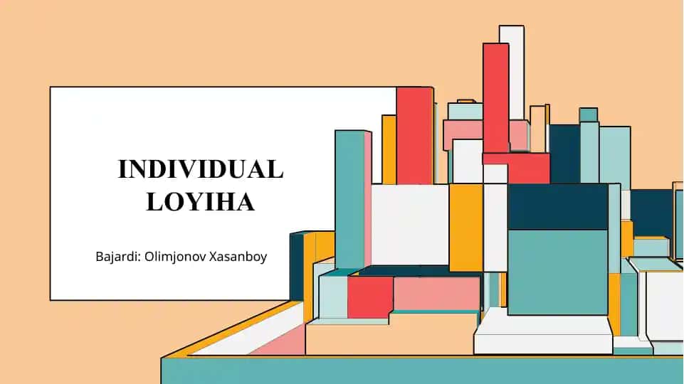 INDIVIDUAL LOYIHA