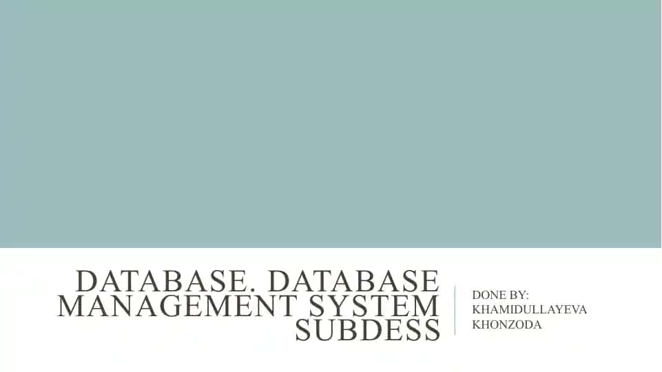 SUBDESS