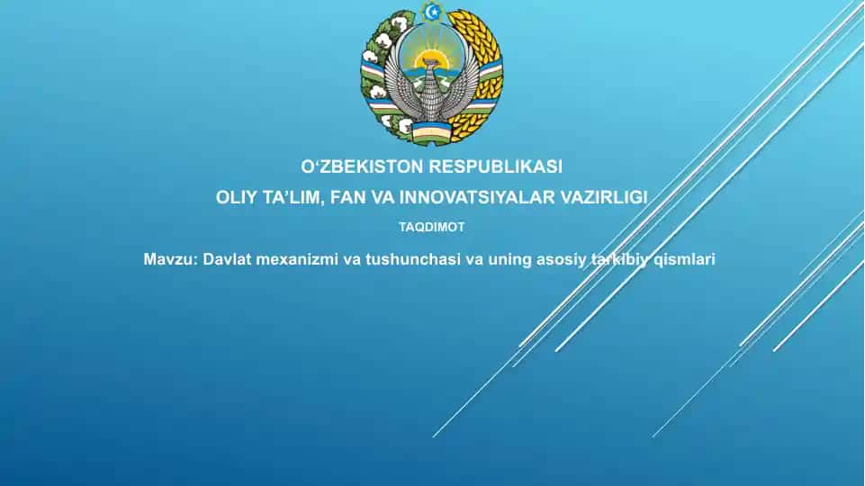 Davlat mexanizmi