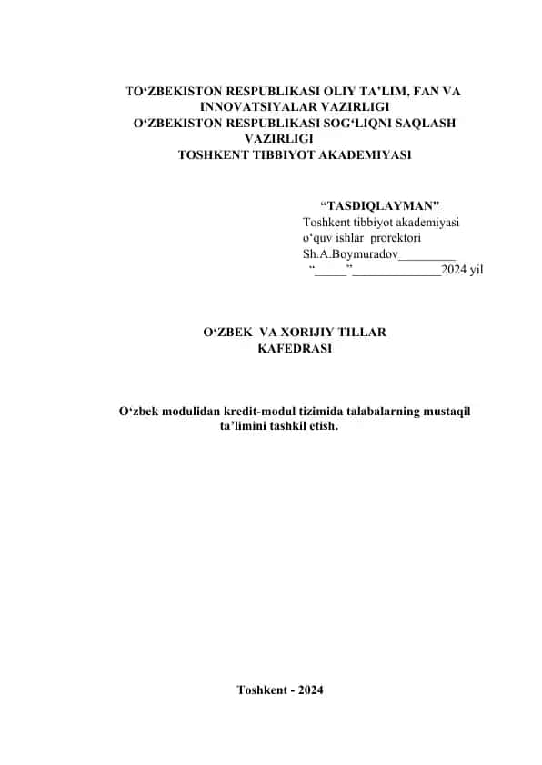 Modul tizimi