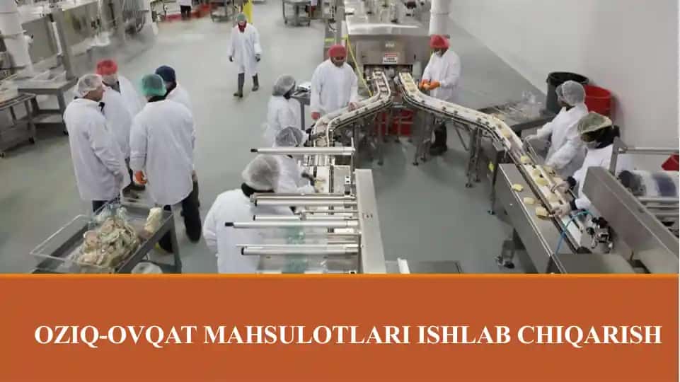 OZIQ-OVQAT MAHSULOTLARI ISHLAB CHIQARISH