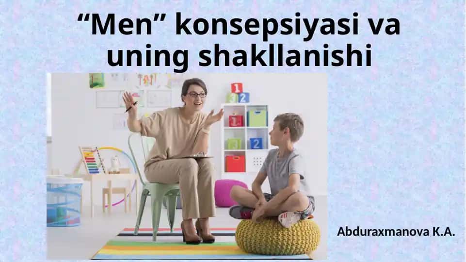 "Men" konsepsiyasi va uning shakllanishi