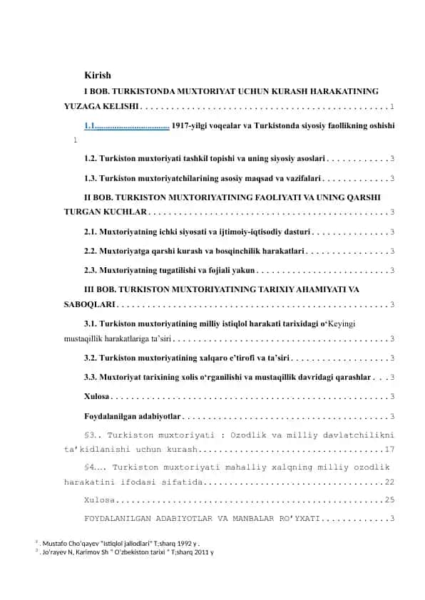 Turkiston muxtoriyatini xalq tomonidan kutib olinishi