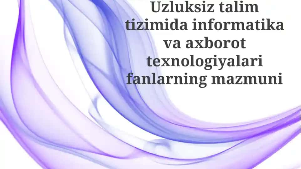 Raqamli transformatsiya sharoitida iqtisodiyotning barcha sohalari uchun yuqori malakali IT mutaxassislariga boʻlgan talabning ortishi