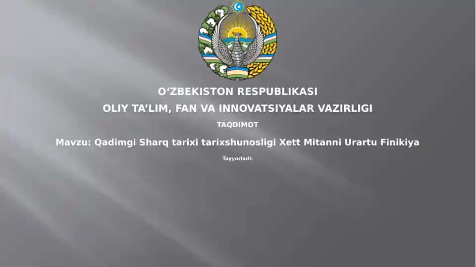 Qadimgi Sharq tarixi tarixshunosligi