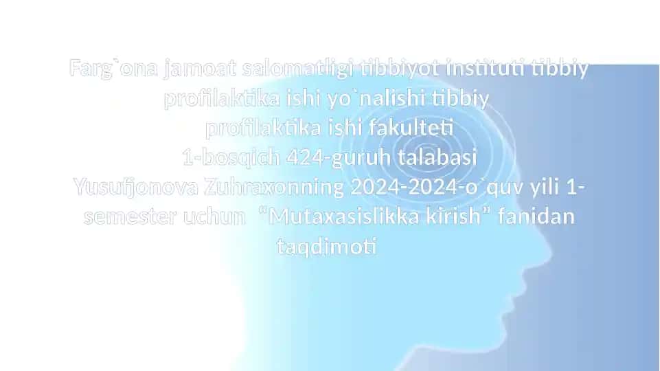 Gigiyena va Sanitariya Me'yorlari