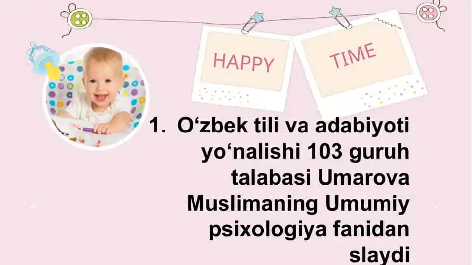 Bolalar psixologiyasi