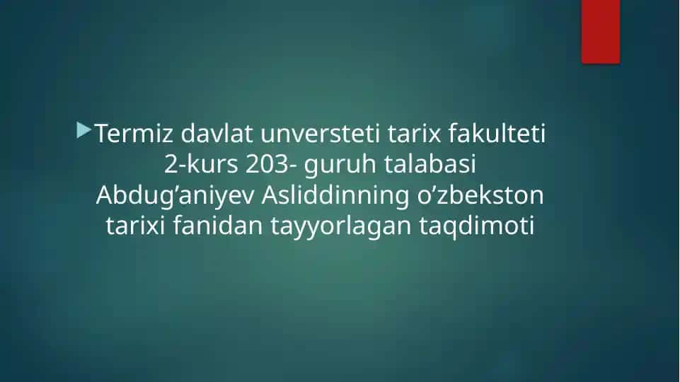 Buxoro amirligidagi davlat mansablar va unvonlari ta'limi