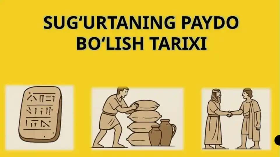 Sug‘urtaning paydo bo‘lish tarixi