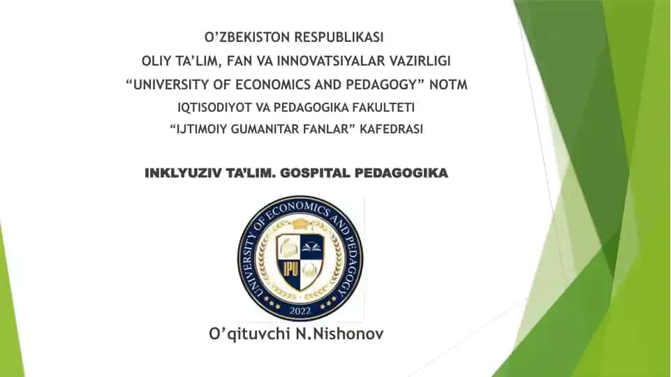 Inklyuziv ta’limda kadrlar masalasi