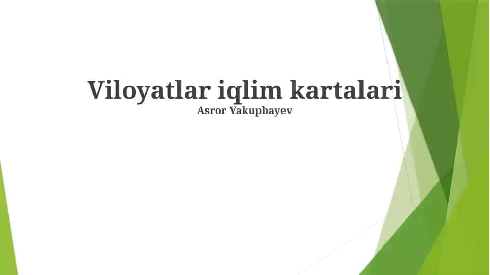 Hududiy iqlim xaritalari