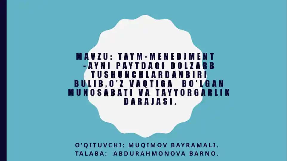 Taym Menejment