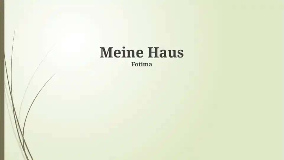 Meine Haus