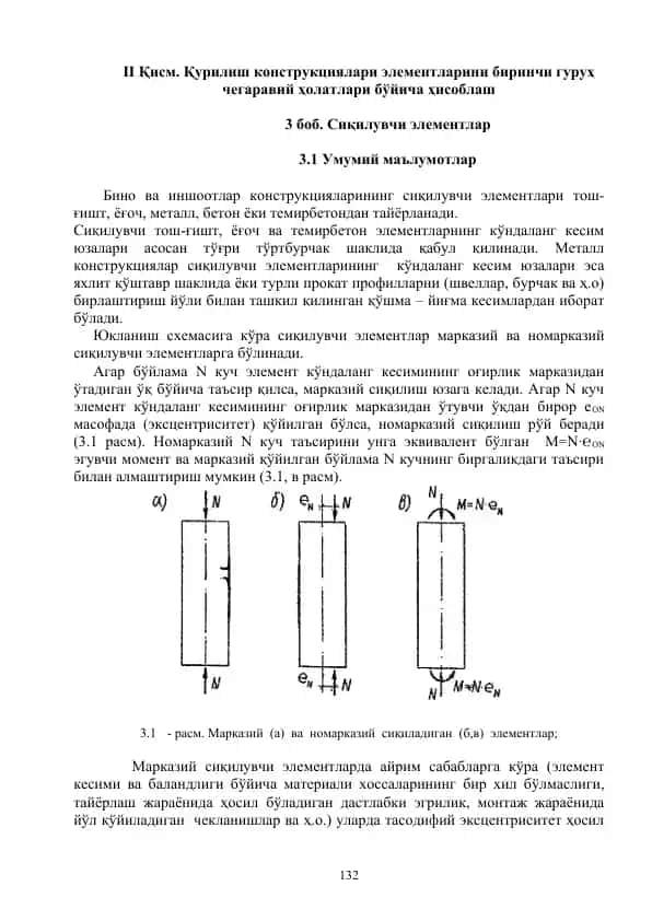 Структурные элементы