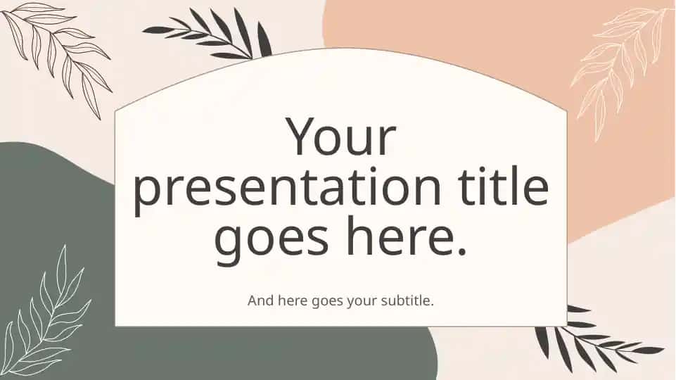 Your presentation title goes here.