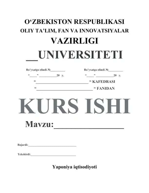 Yaponiya iqtisodiyoti