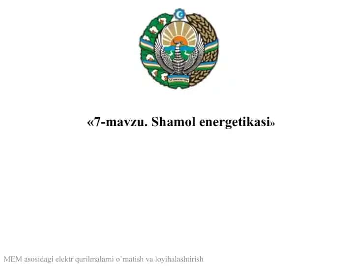 Shamol energetikasi