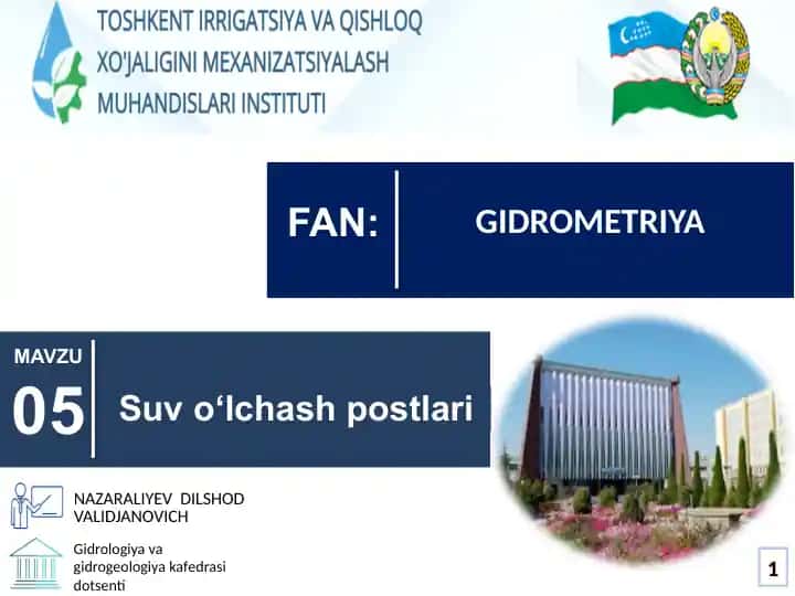 Suvo‘lchash postlari