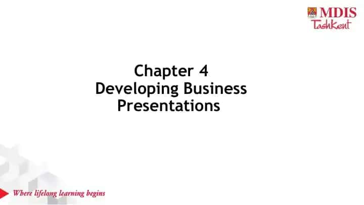 Developing Business Presentations