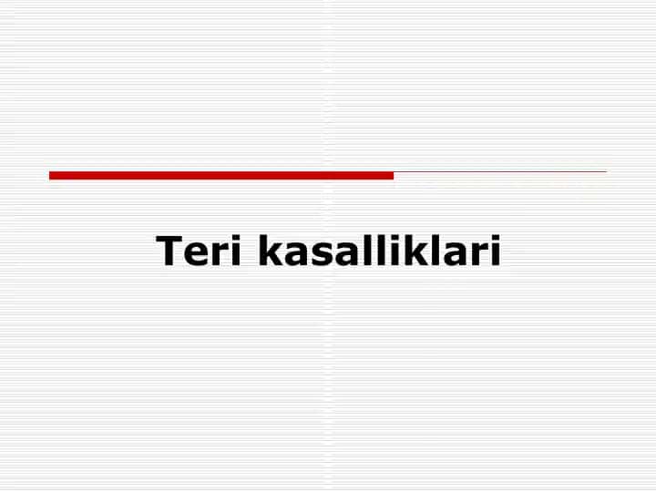 Allergodermatozlar