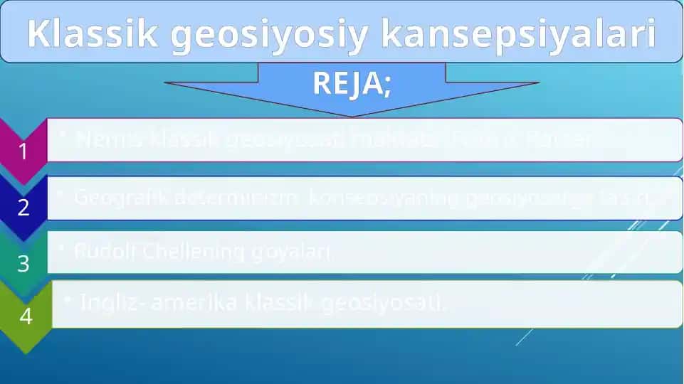 Klassik geosiyosiy kansepsiyalari