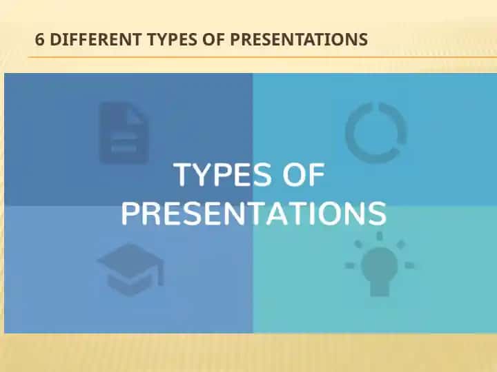 6 Different Types Of Presentations