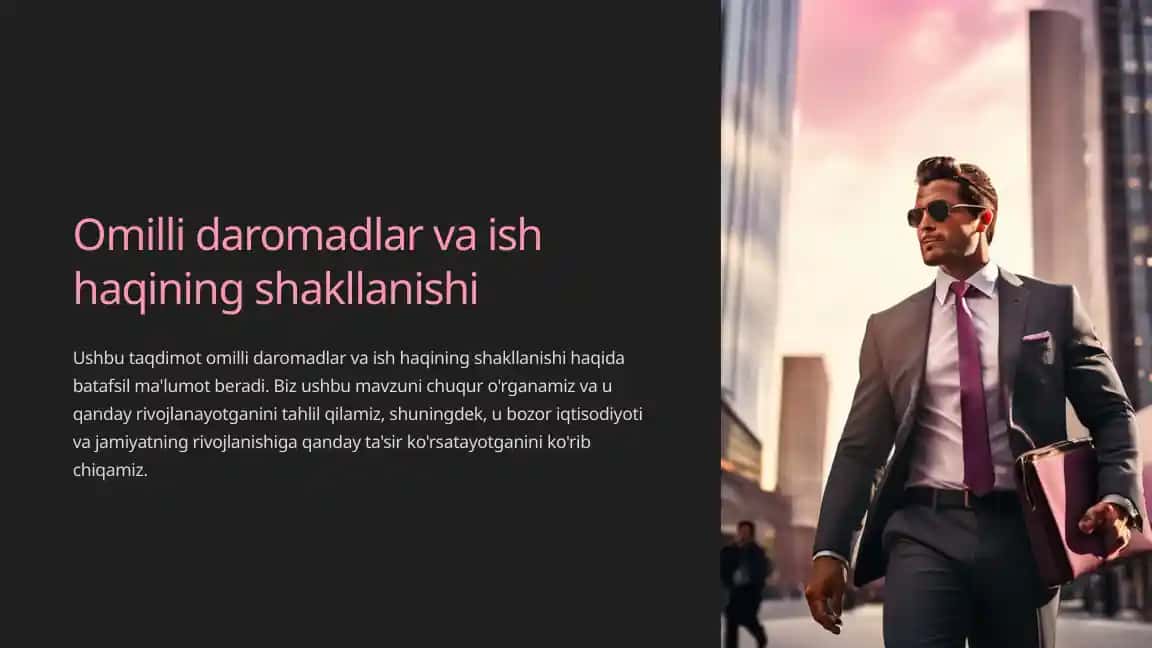 Omillar va ish haqining shakllanishi