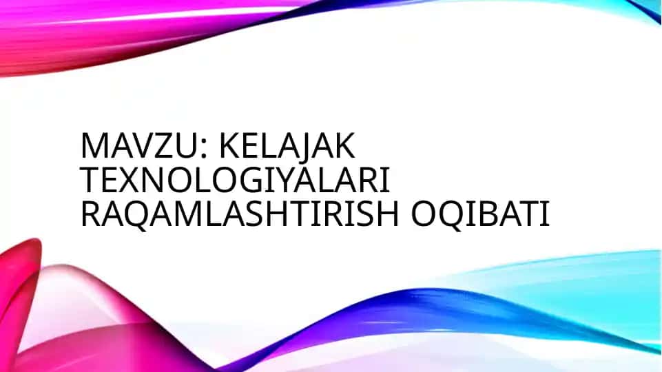 O'lchov texnologiyasi