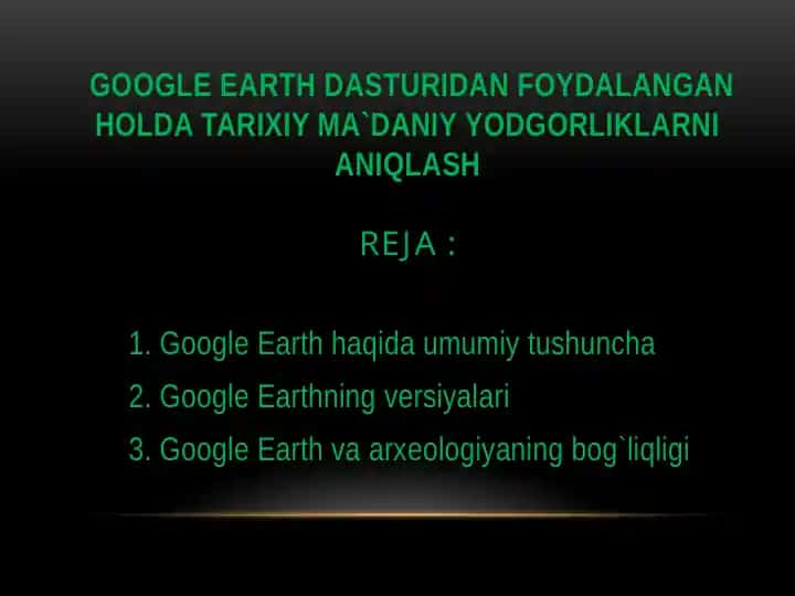 Google Earth