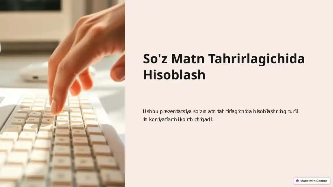 Matn Tahrirlagichlari Haqida Umumiy Ma'lumotlar