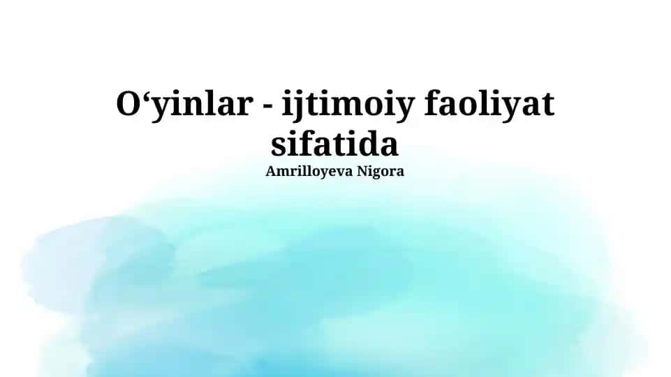 Onlayn o'yinlar va ijtimoiy tarmoqlar