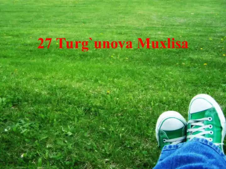 Ekologik bilimlarni rivojlanitirish zaruriyati