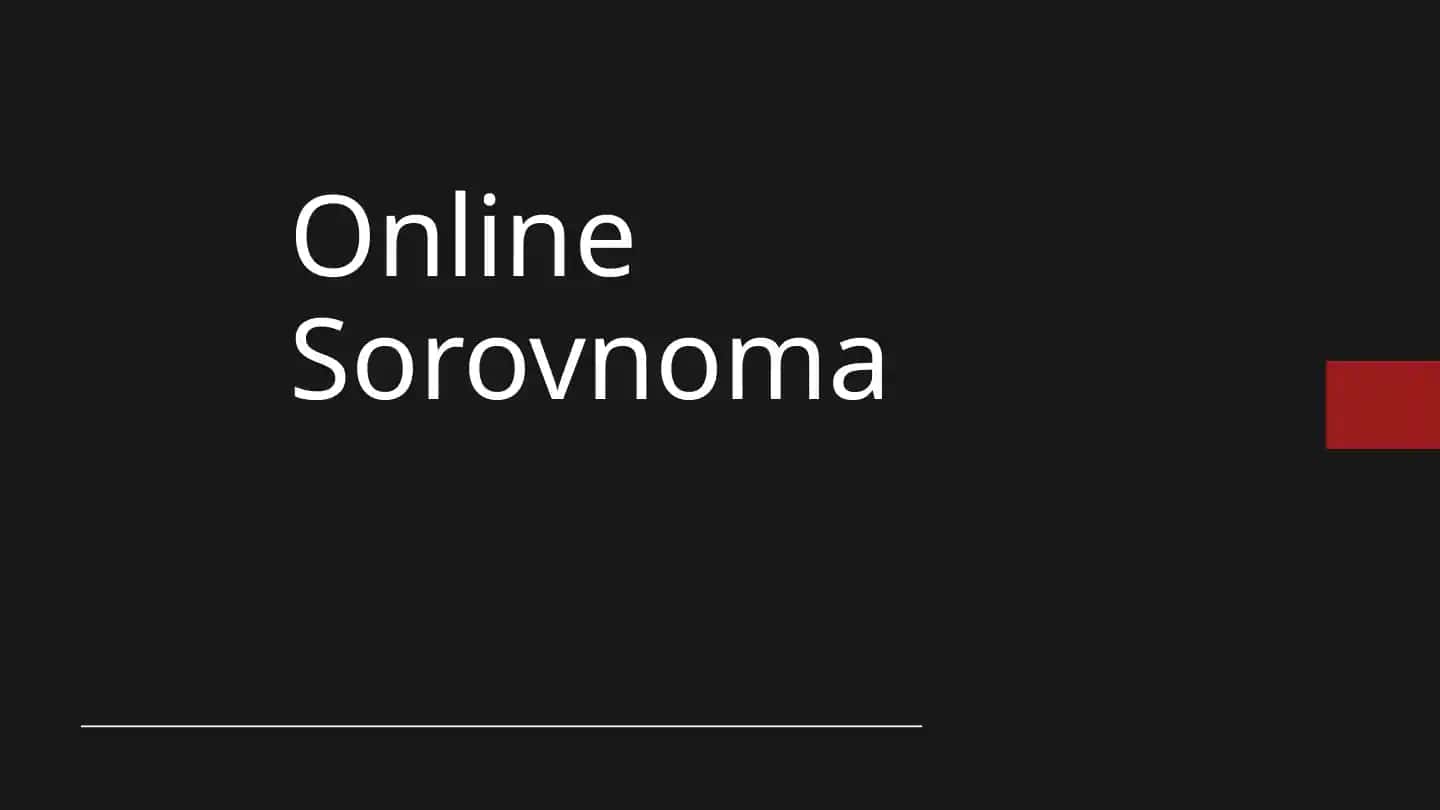 Online Sorovnoma