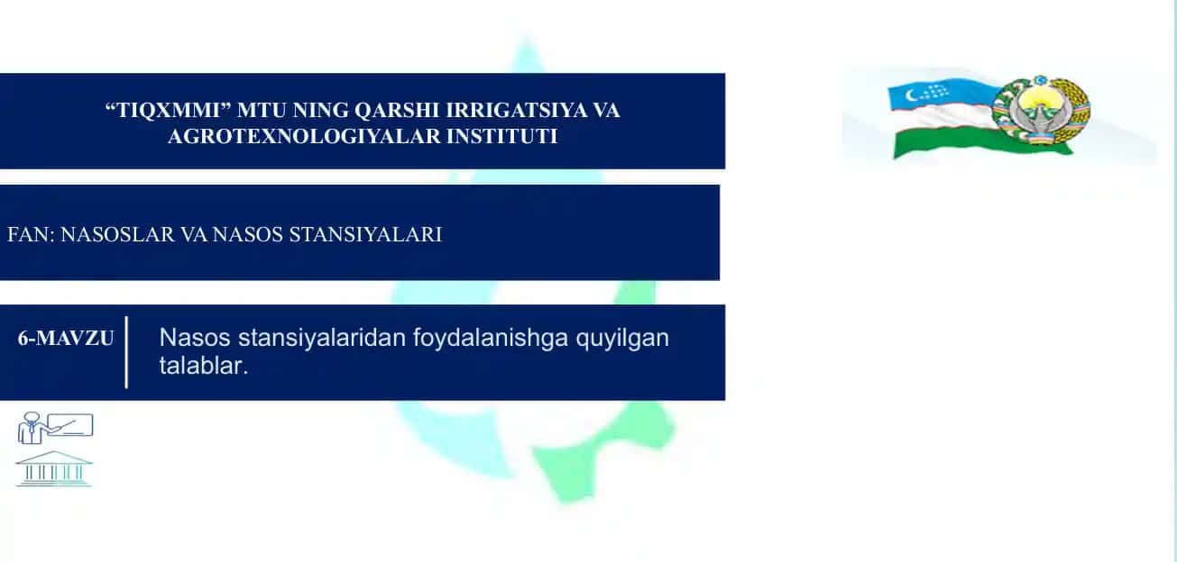 Nasoslar va Nasos Stansiyalari