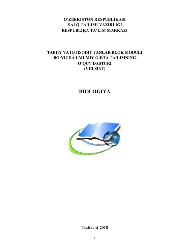 Biologiya fanini o‘qitishning umumiy qoidalari