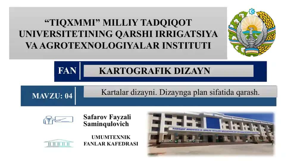 Kartalar dizayni