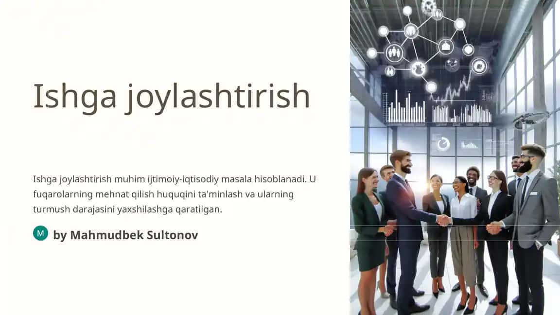 Ishga joylashtirish