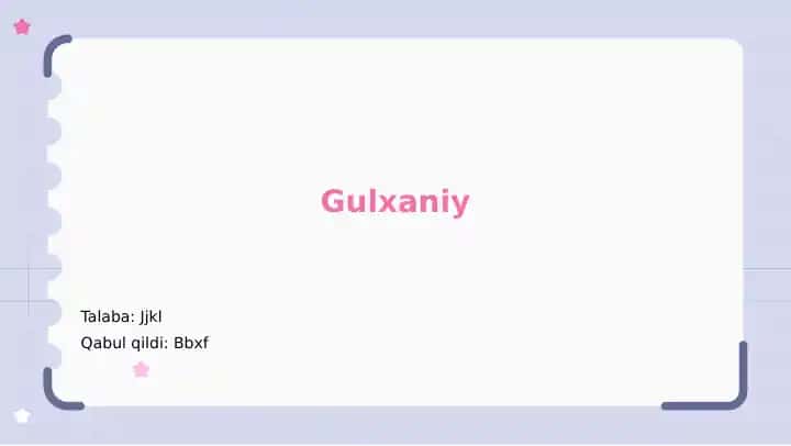 Gulxaniy